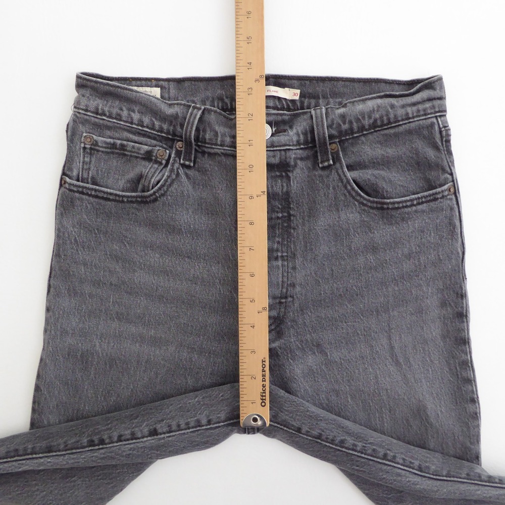Levi's Gray Flare Jeans - Picture 5 of 10